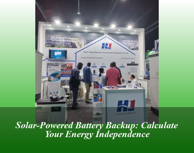 Solar-Powered Battery Backup: Calculate Your Energy Independence